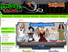 Tablet Screenshot of halloweencostumes.net